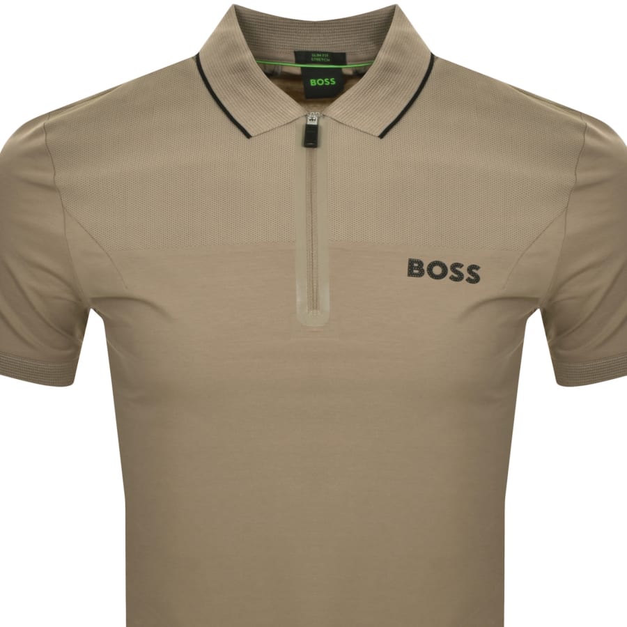 Khaki hugo boss polo 2025